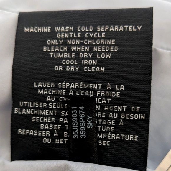 COLE HAAN Signature Quilted Jacket WOMEN'S S/ P Hooded Parka Light Blue - Picture 10 of 14